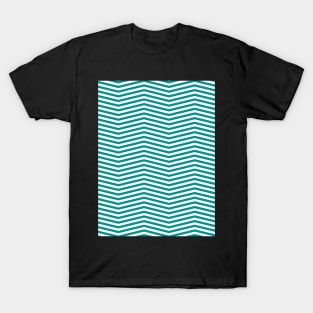 Green Zig Zag Lines T-Shirt